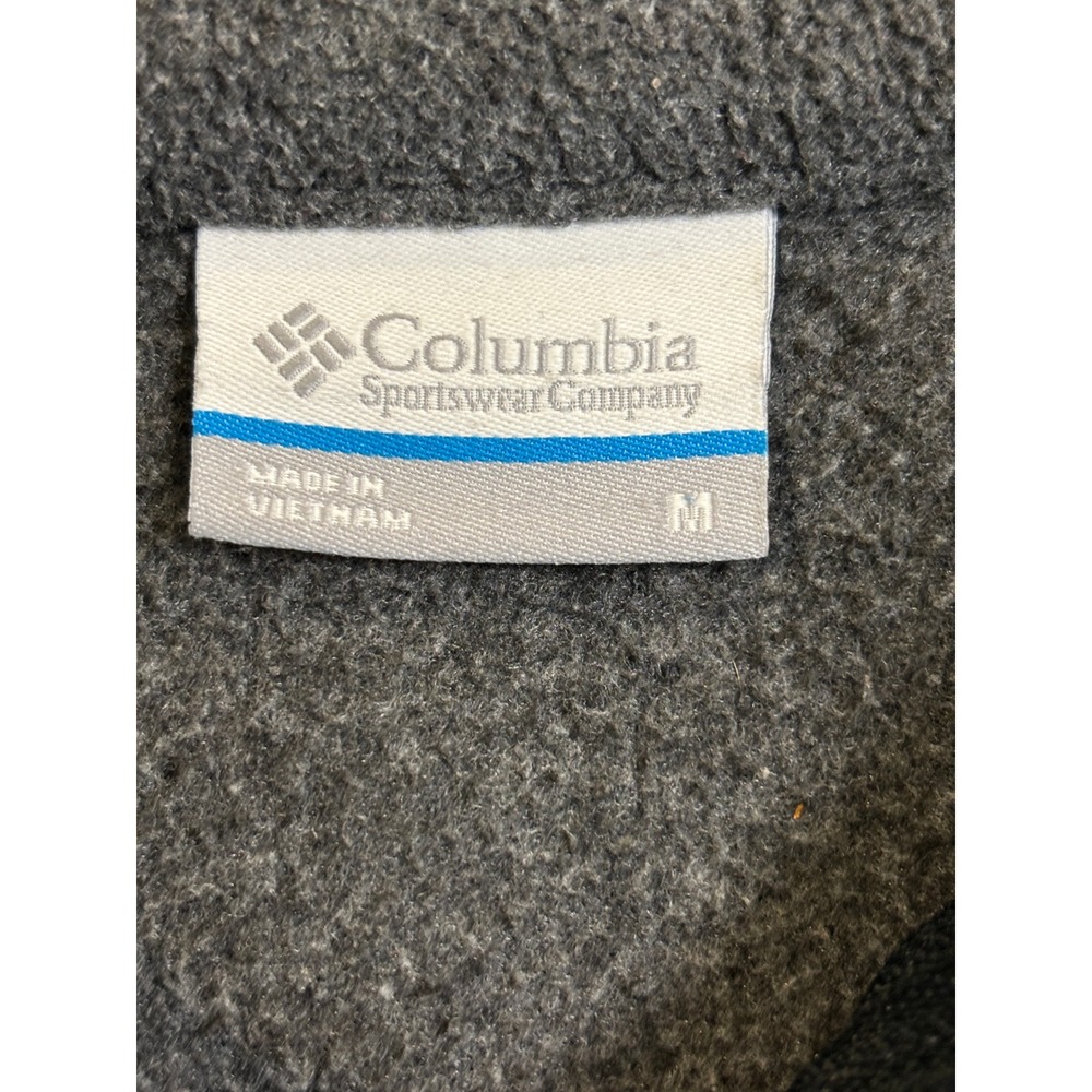 Columbia Womens Benton Springs Full Zip Fleece Jacket Charcoal Gray Size Medium - Picture 3 of 5